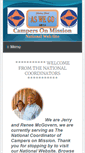 Mobile Screenshot of campersonmission.net